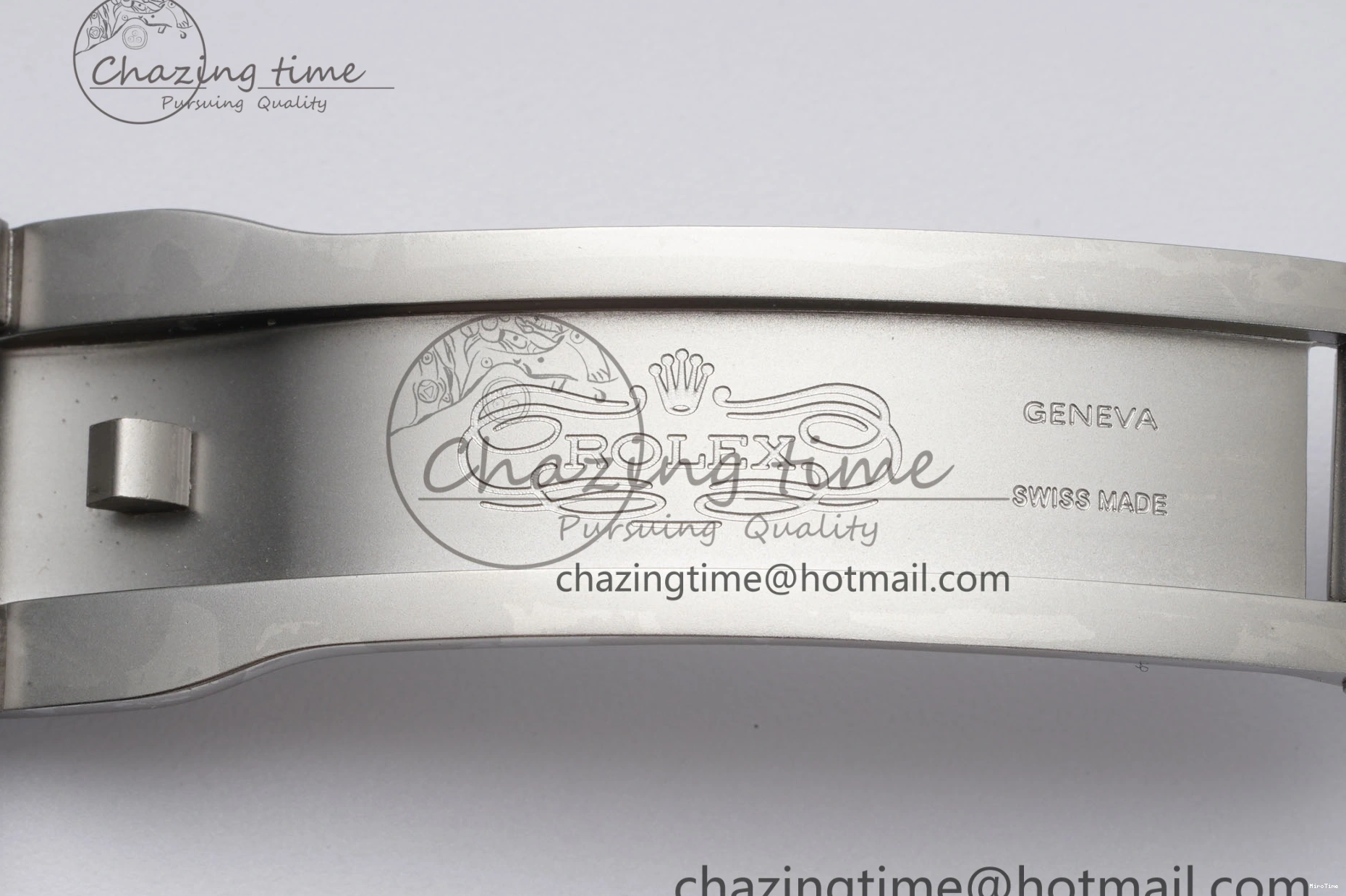 MiroTime 0104 Submariner Sandblasted DIWF Best Edition White Bezel Pink Dial Dial on SS Bracelet VR TravelReady 2066